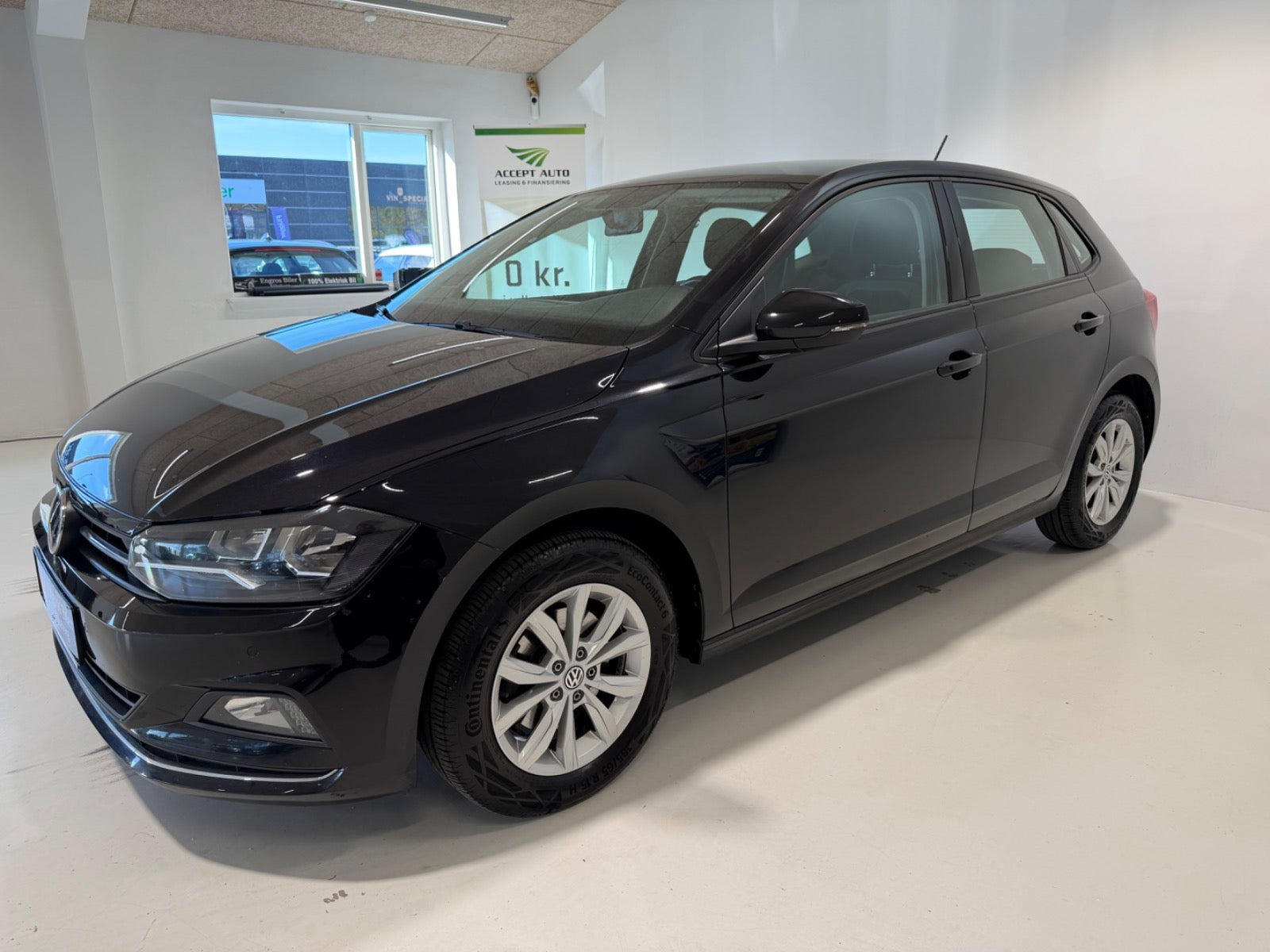 Sort VW Polo fra 2018