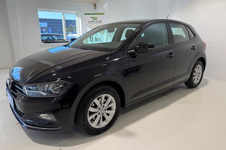 Sort VW Polo fra 2018