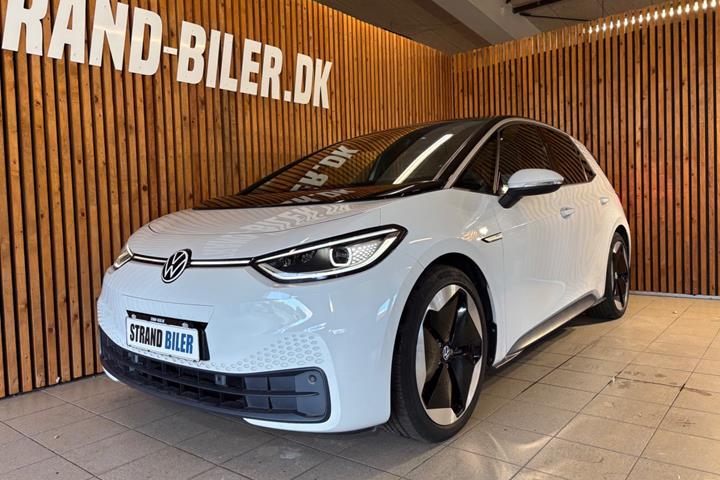 Hvid VW ID.3 fra 2021