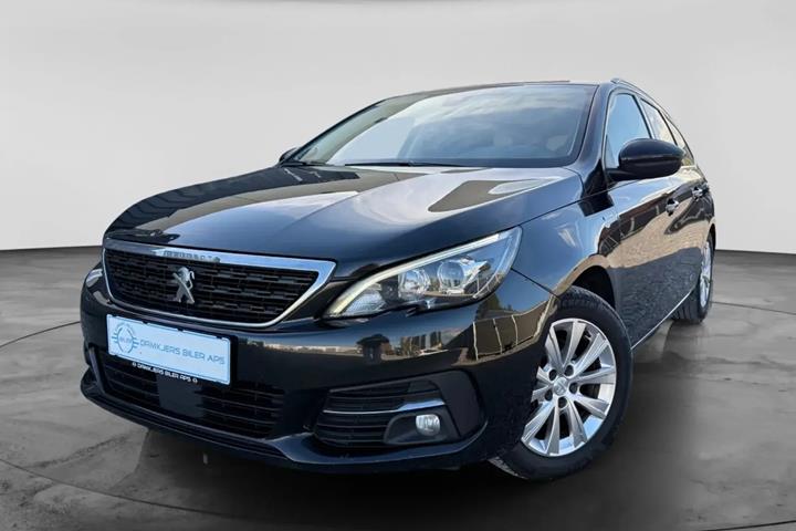 Sort Peugeot 308 fra 2020