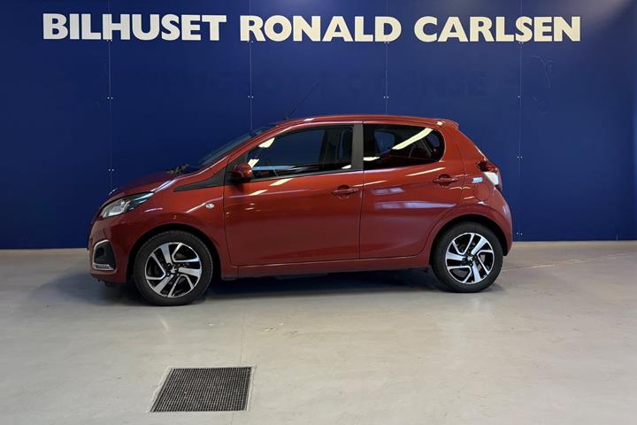 Rød Peugeot 108 fra 2021