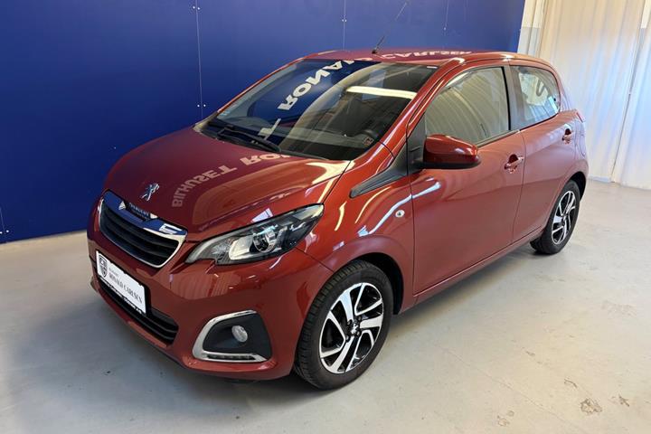 Rød Peugeot 108 fra 2021