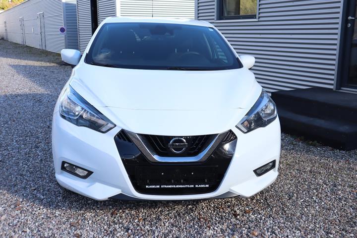 Hvid Nissan Micra fra 2017