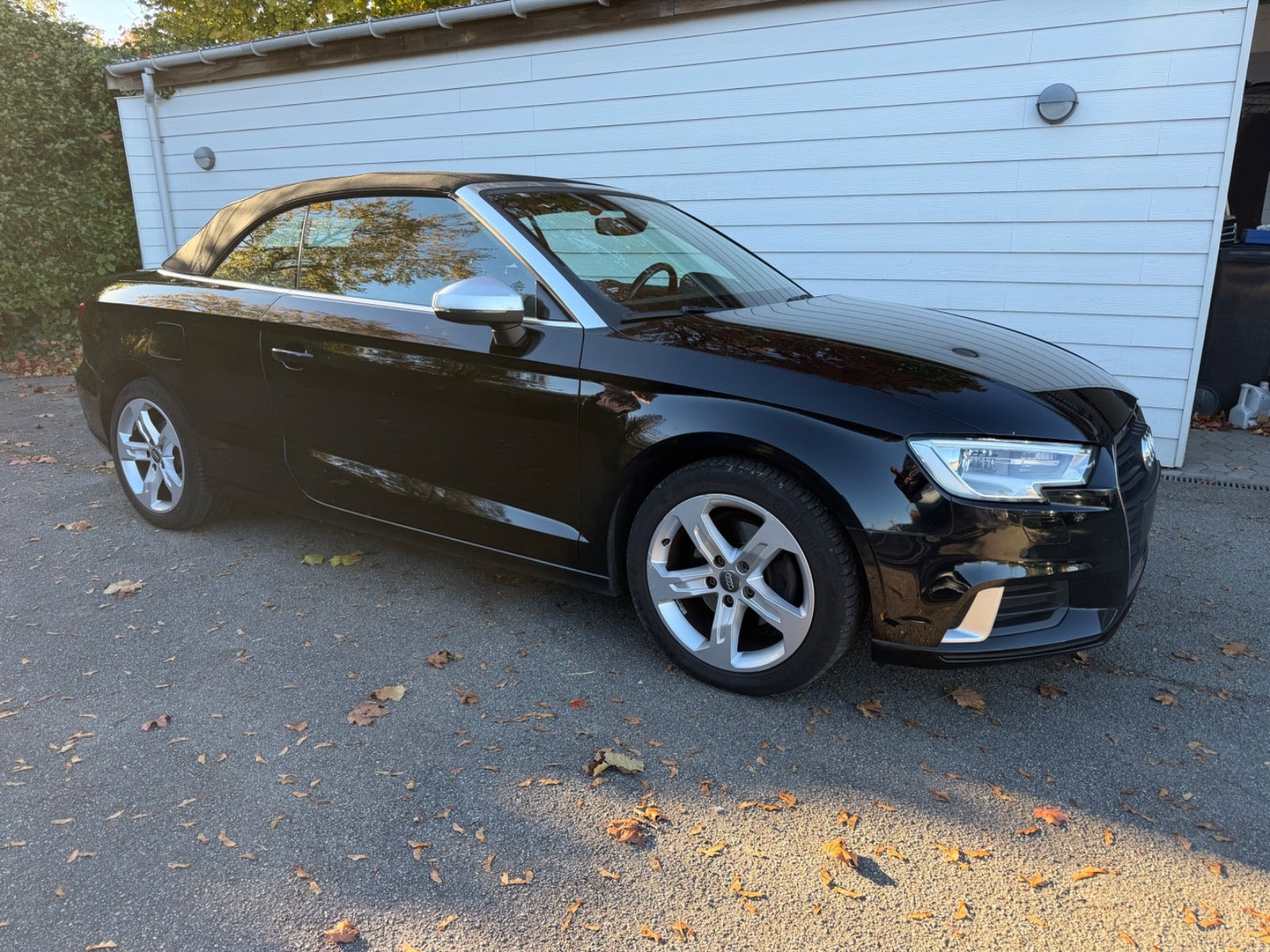 Sort Audi A3 fra 2017