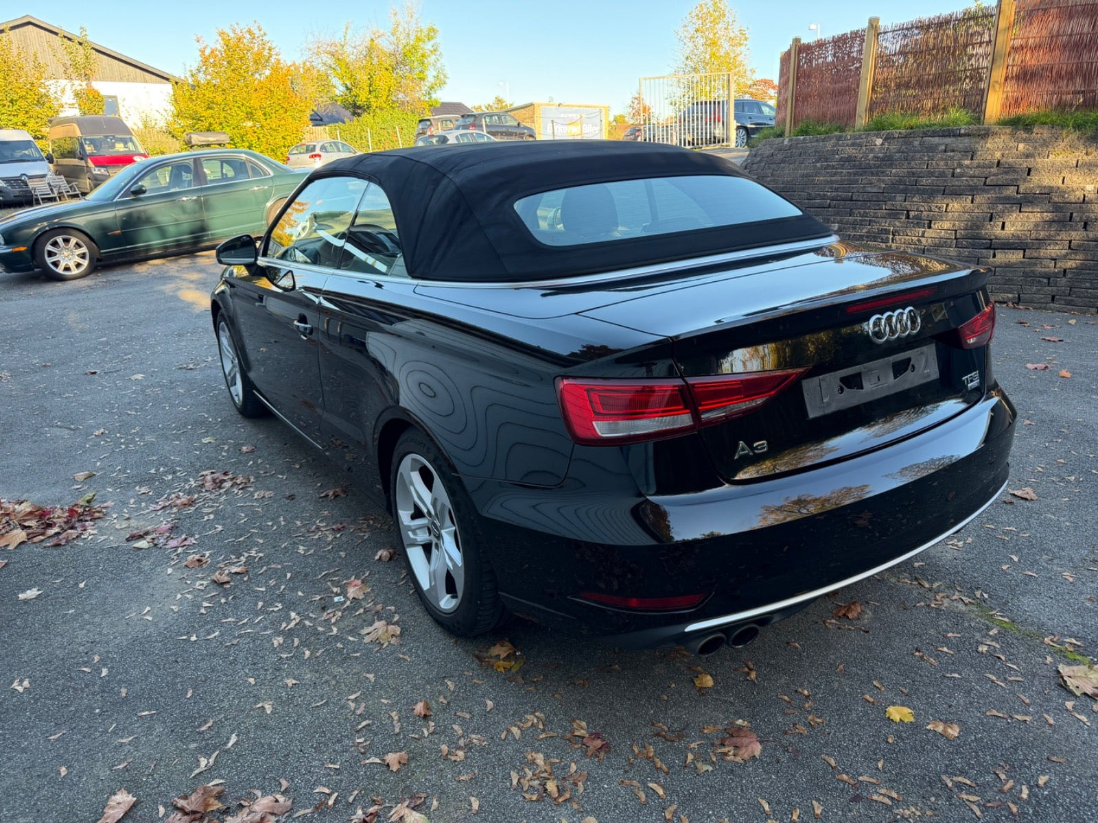 Sort Audi A3 fra 2017