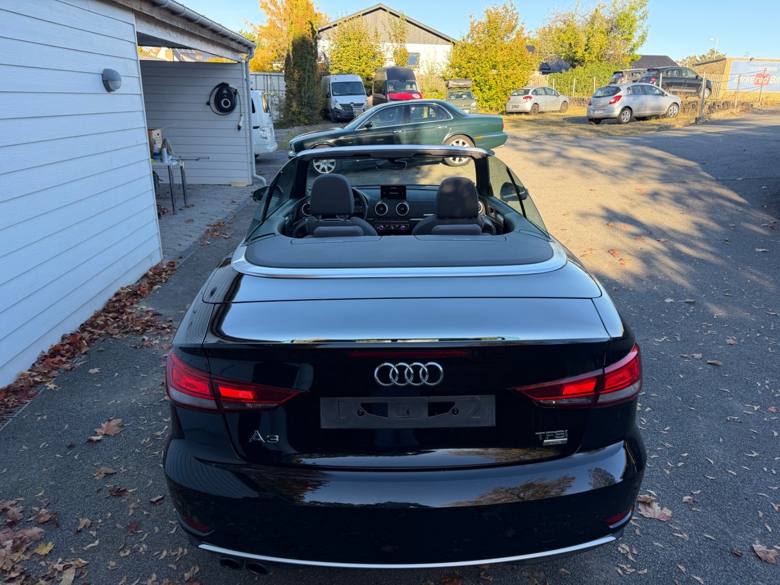 Sort Audi A3 fra 2017
