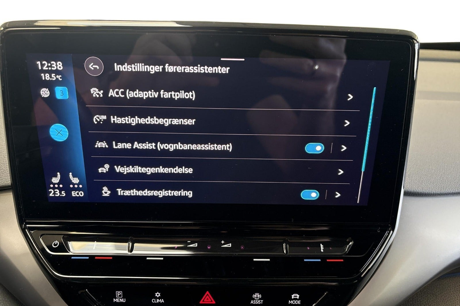 Blå VW ID.4 fra 2022