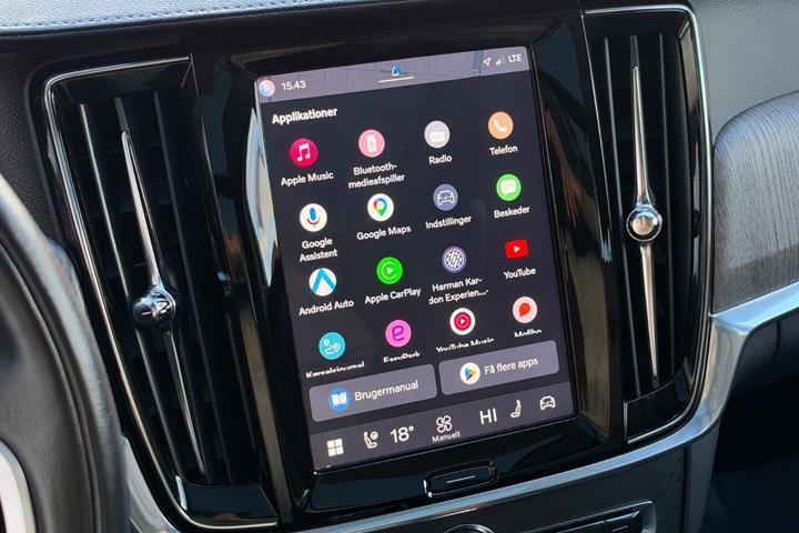 Sort Volvo V90 fra 2022