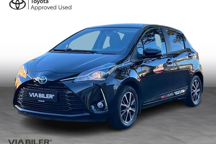 Sort Toyota Yaris fra 2020