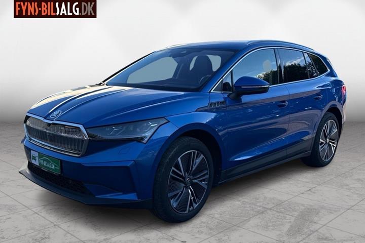 Blå Skoda Enyaq fra 2025