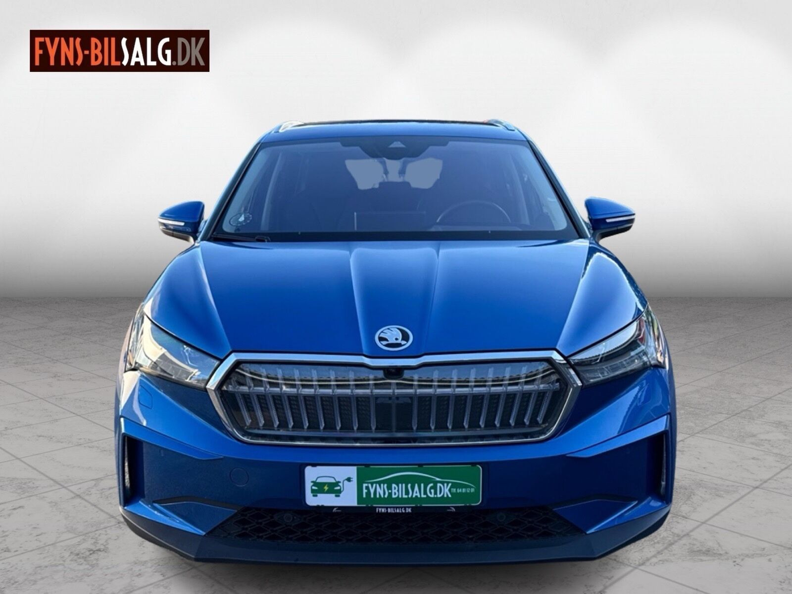 Blå Skoda Enyaq fra 2025