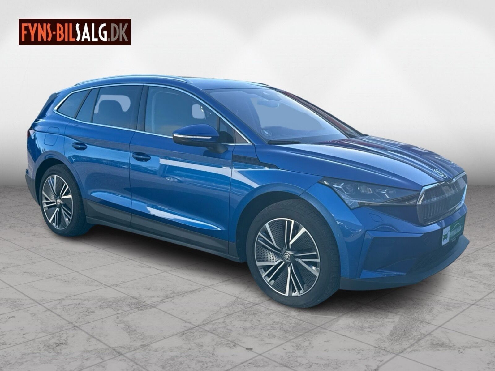 Blå Skoda Enyaq fra 2025