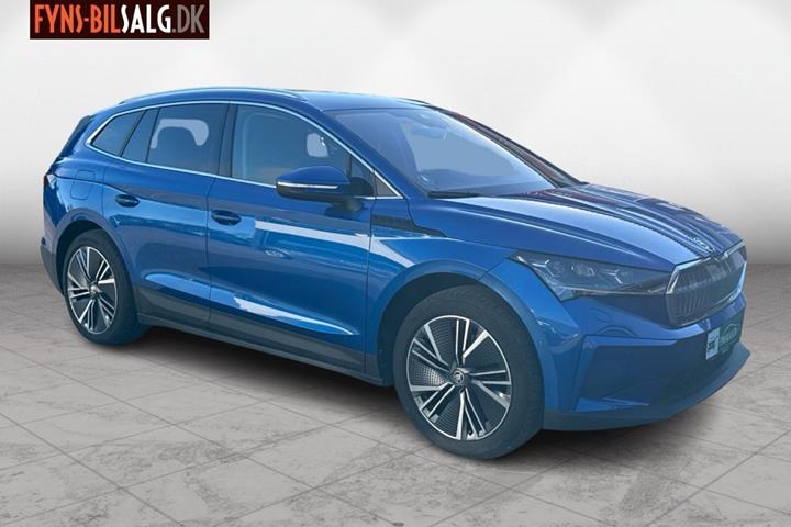 Blå Skoda Enyaq fra 2025