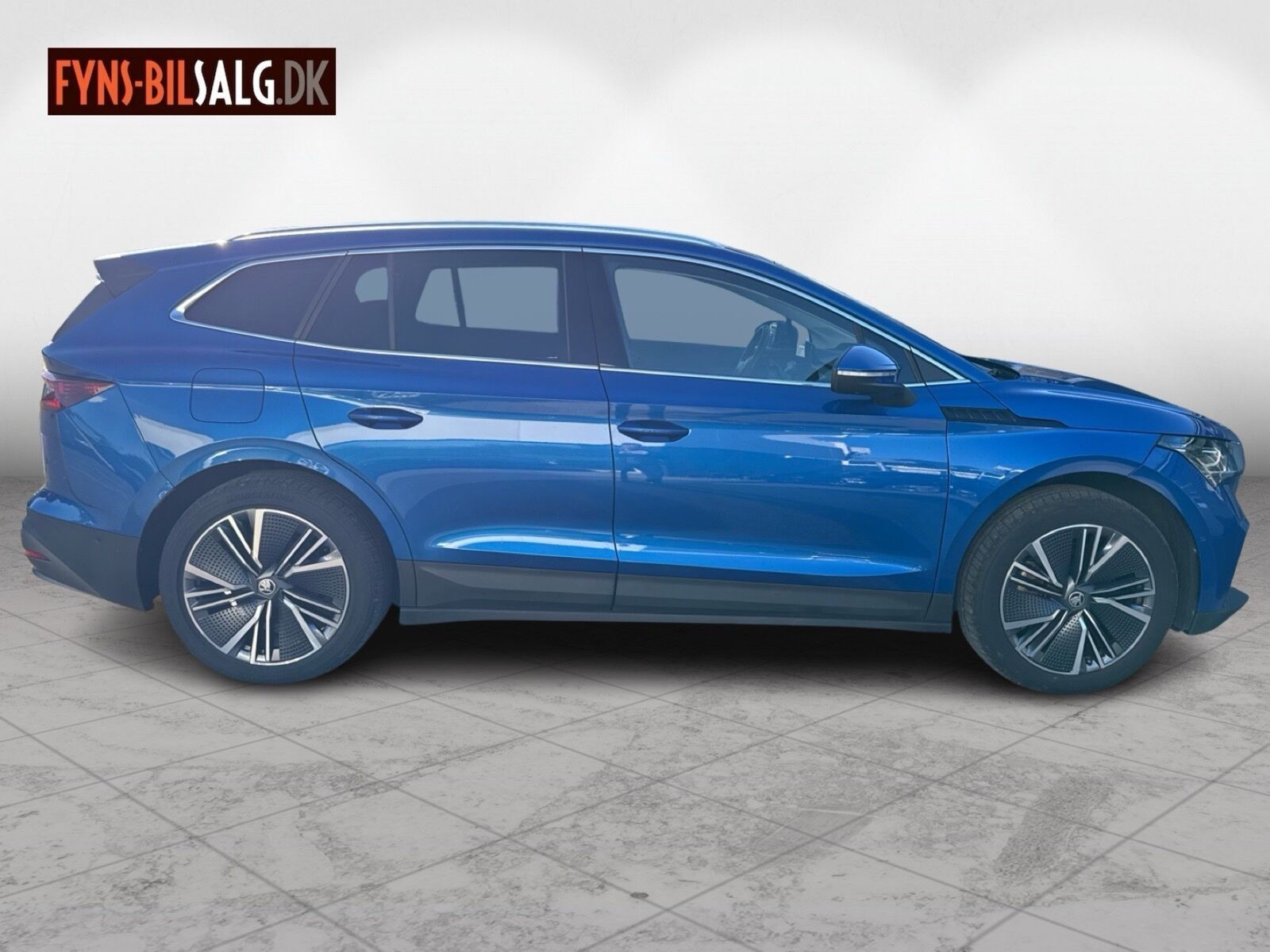 Blå Skoda Enyaq fra 2025