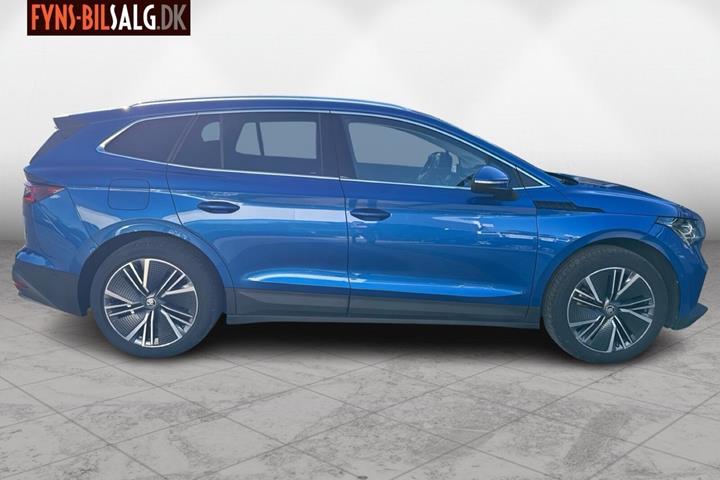 Blå Skoda Enyaq fra 2025