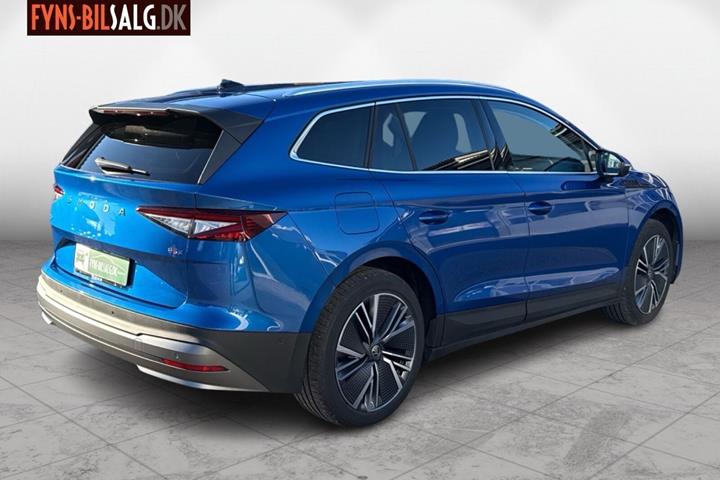 Blå Skoda Enyaq fra 2025