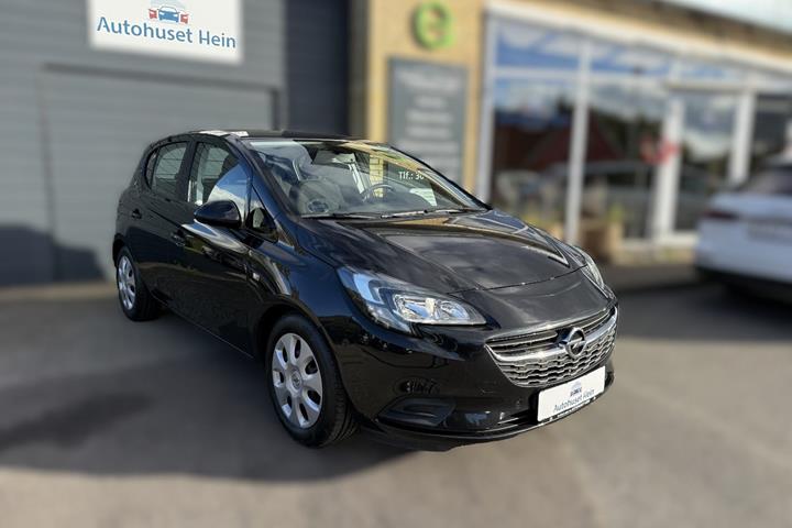 Sort Opel Corsa fra 2015