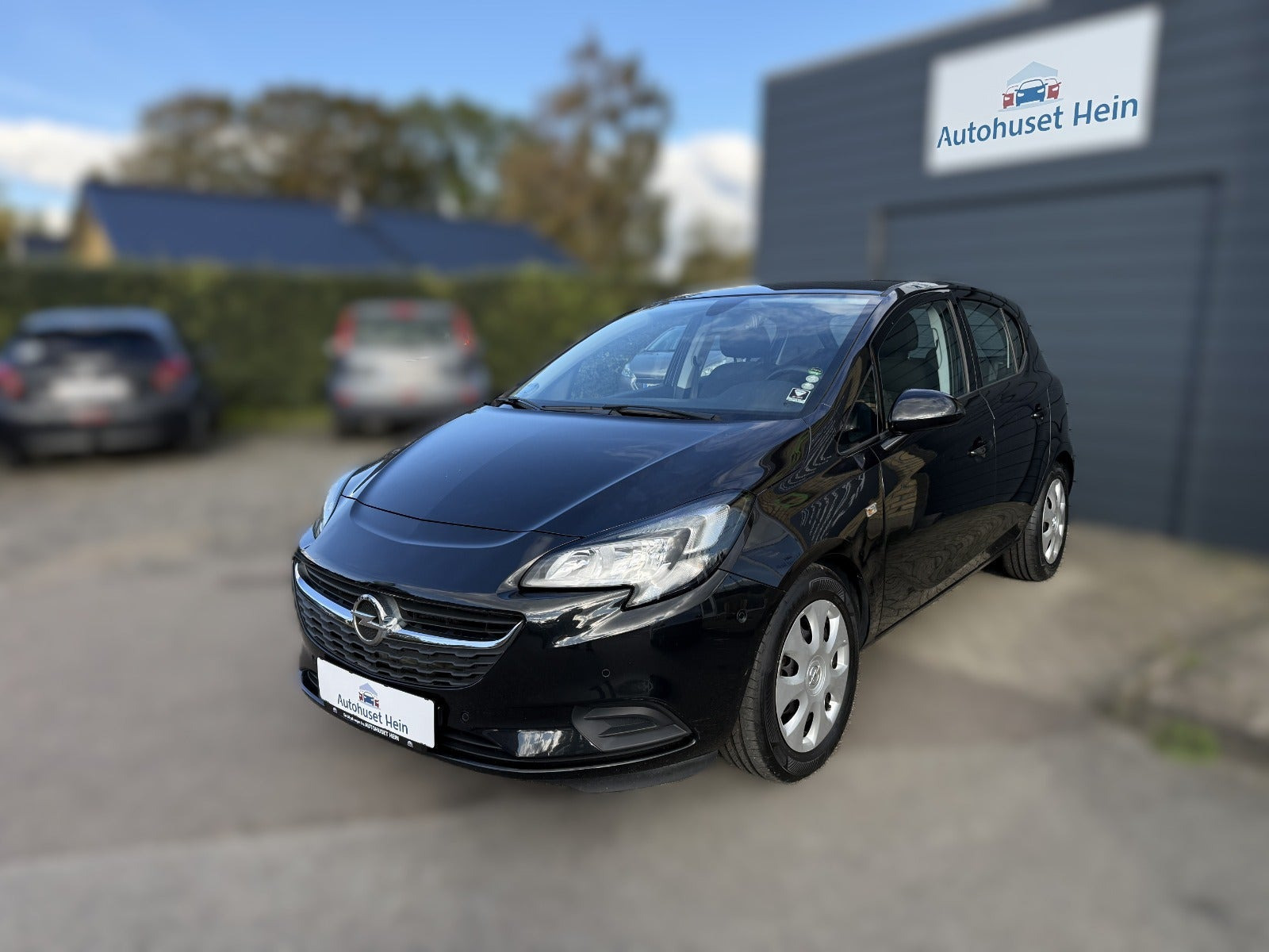 Sort Opel Corsa fra 2015