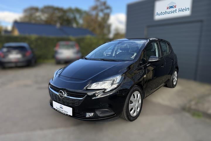 Sort Opel Corsa fra 2015