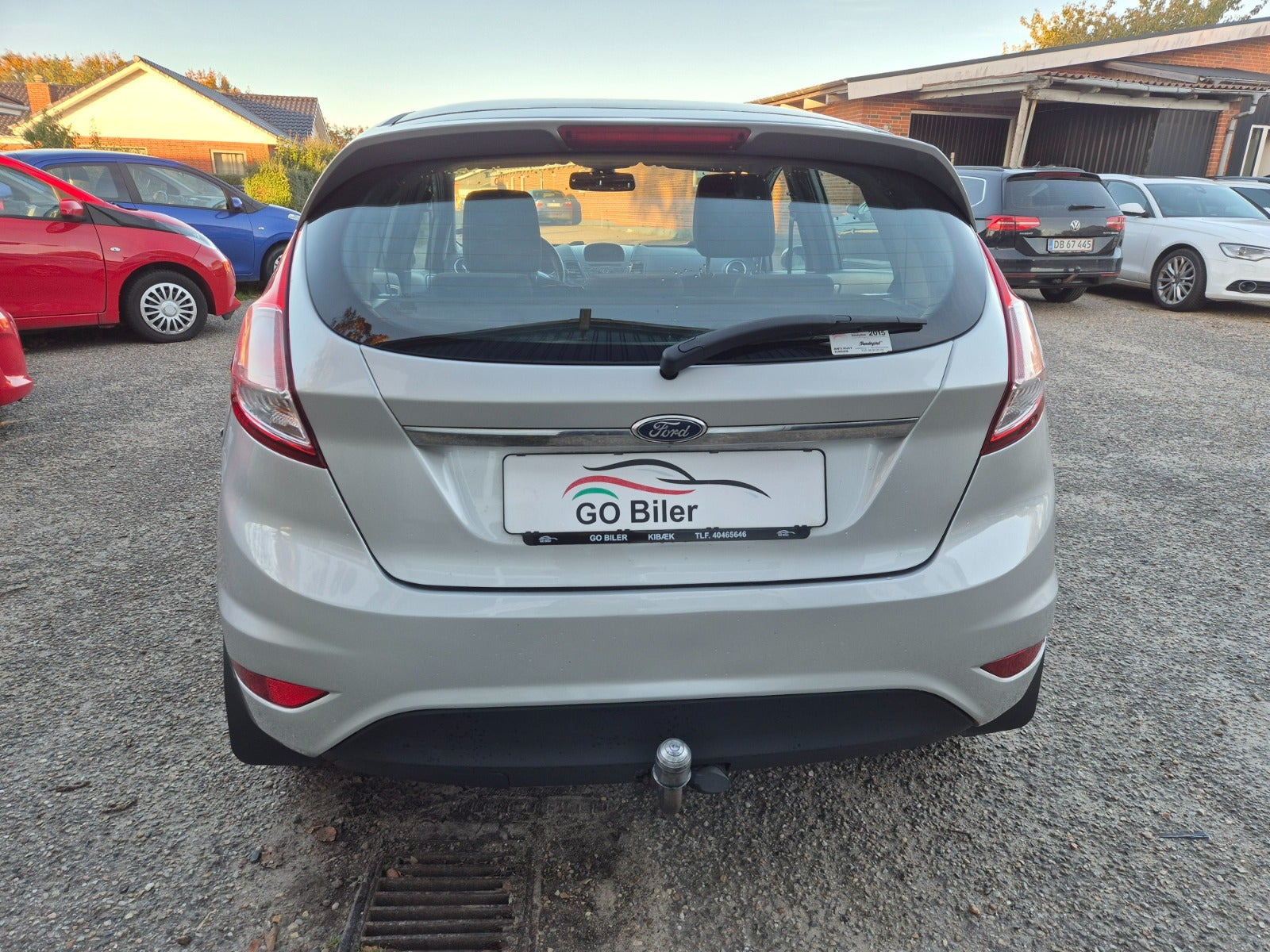 Grøn Ford Fiesta fra 2015