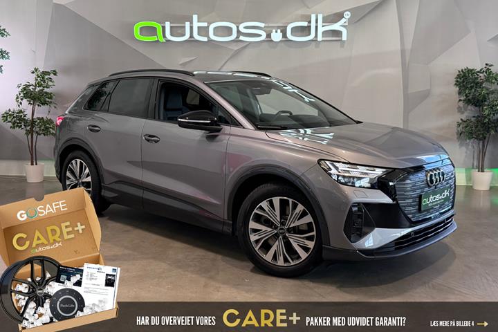 Grå Audi Q4 e-tron fra 2023
