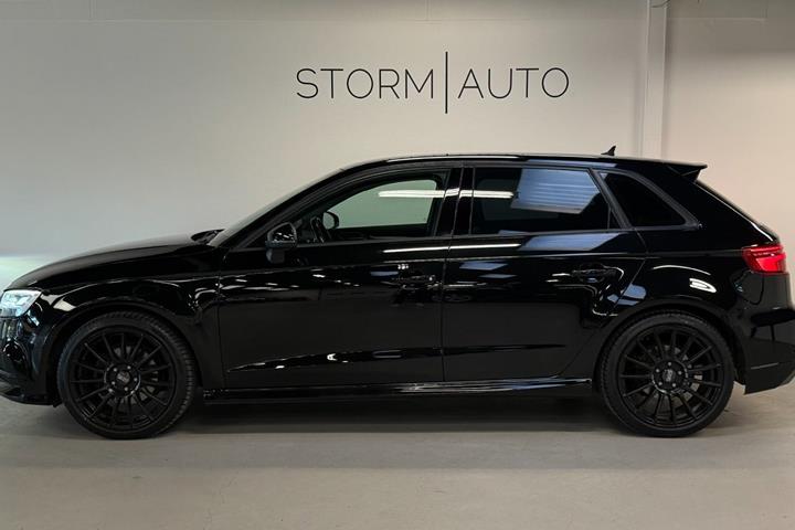 Sort Audi A3 fra 2019