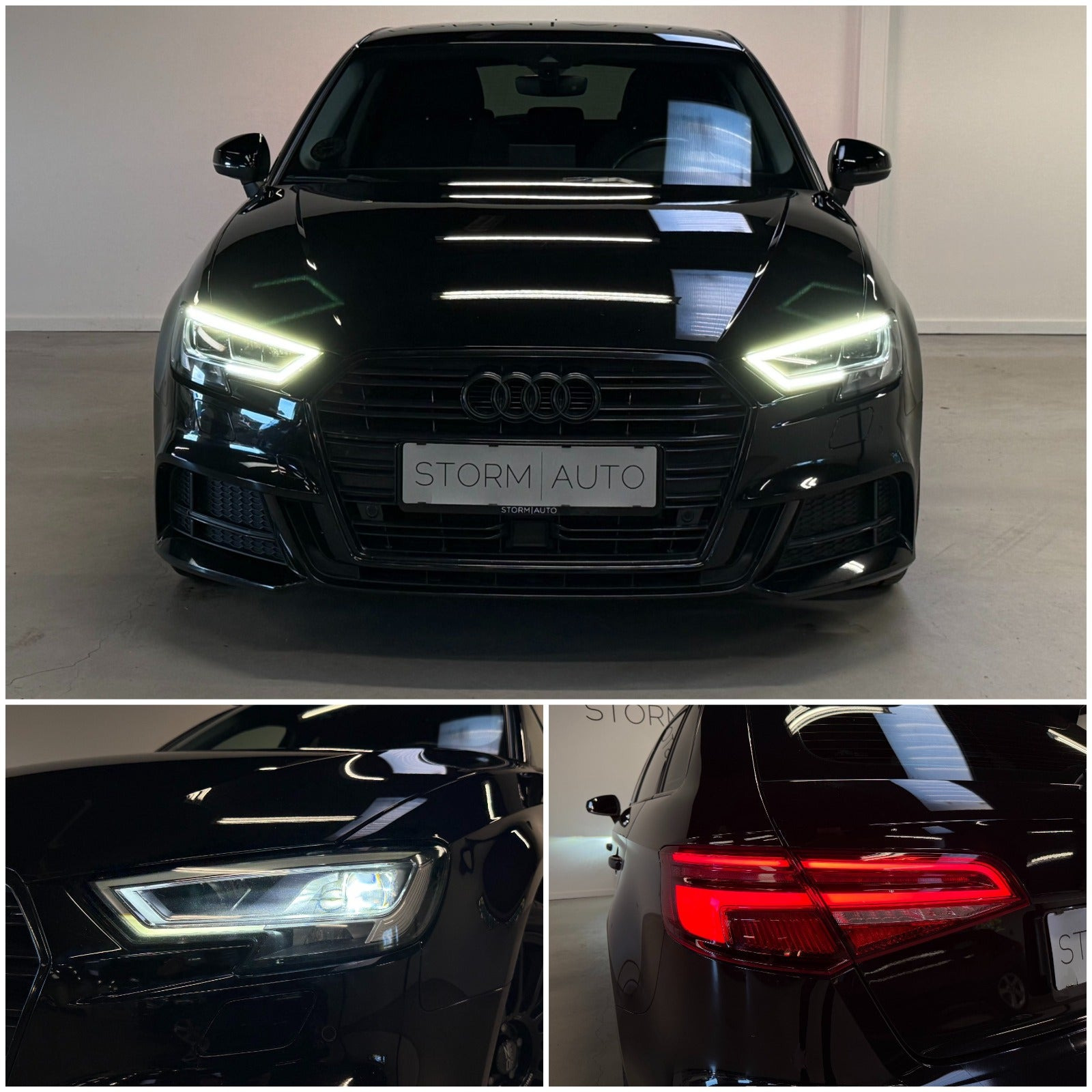 Sort Audi A3 fra 2019