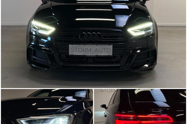 Sort Audi A3 fra 2019