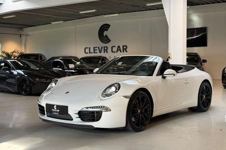 Hvid Porsche 911 Carrera S fra 2012