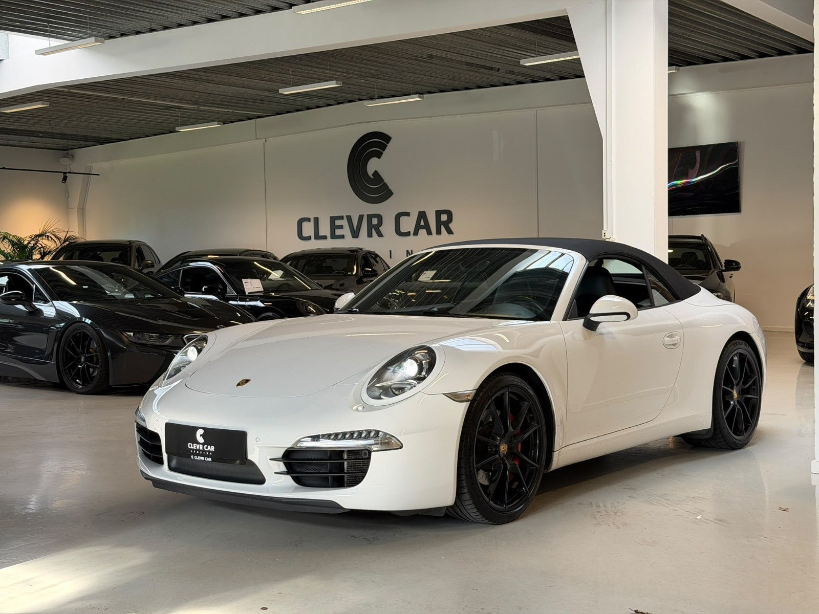 Hvid Porsche 911 Carrera S fra 2012