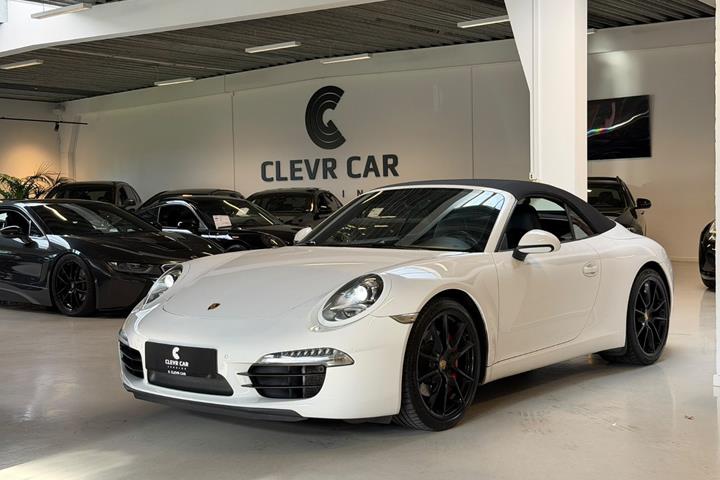 Hvid Porsche 911 Carrera S fra 2012