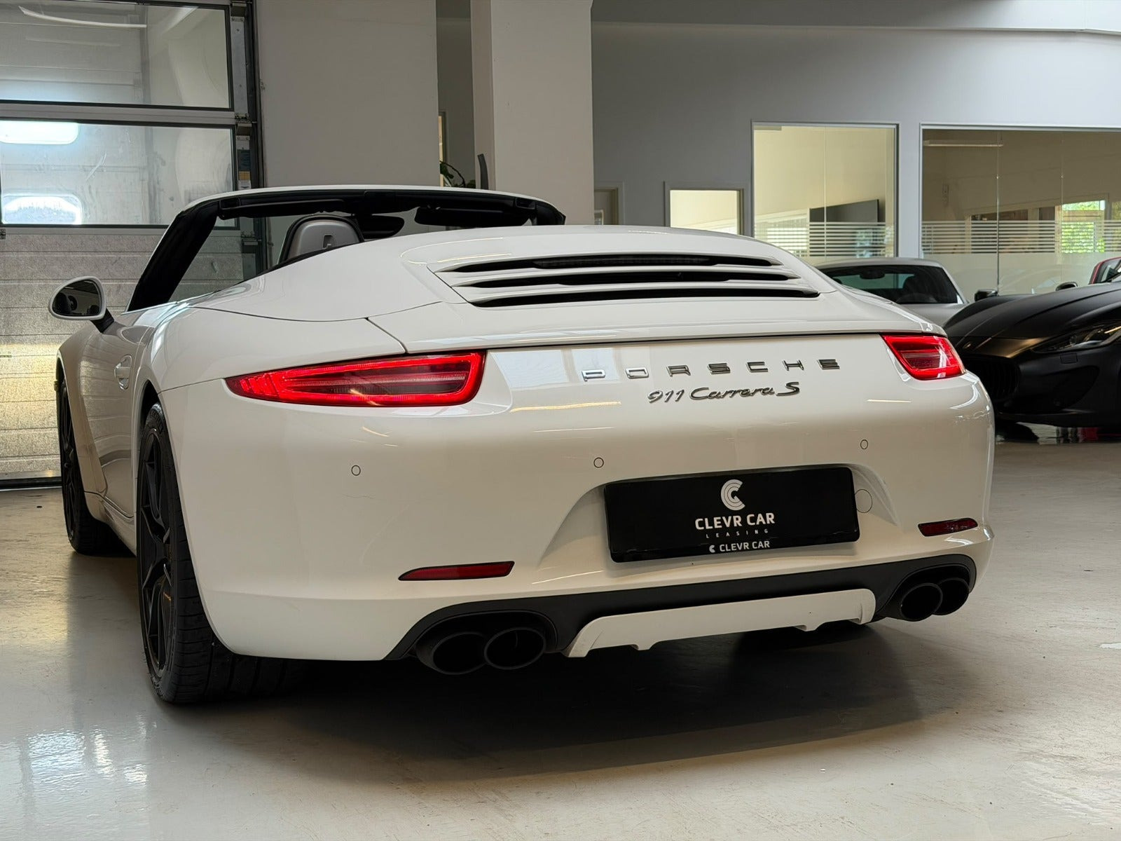 Hvid Porsche 911 Carrera S fra 2012