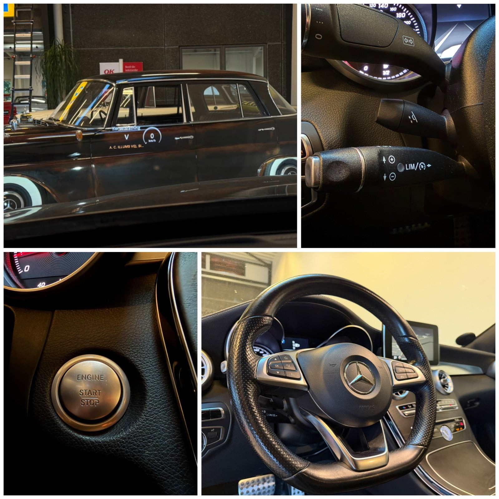 Sort Mercedes C250 fra 2015