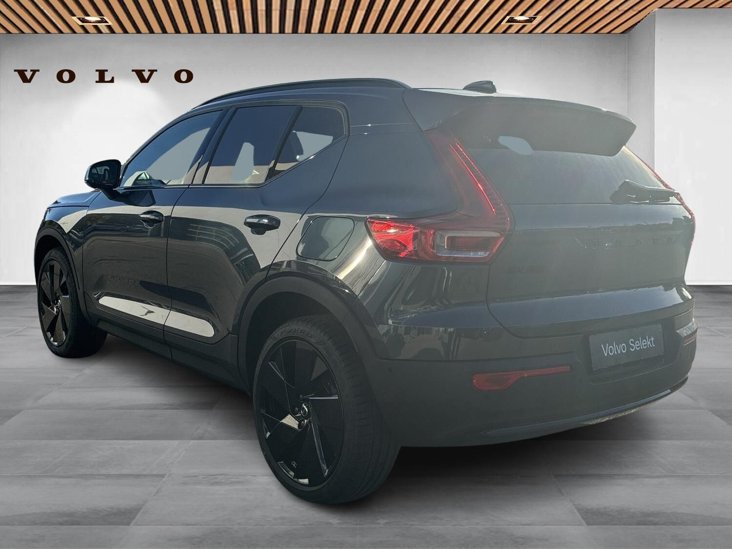 Blå Volvo EX40 fra 2026