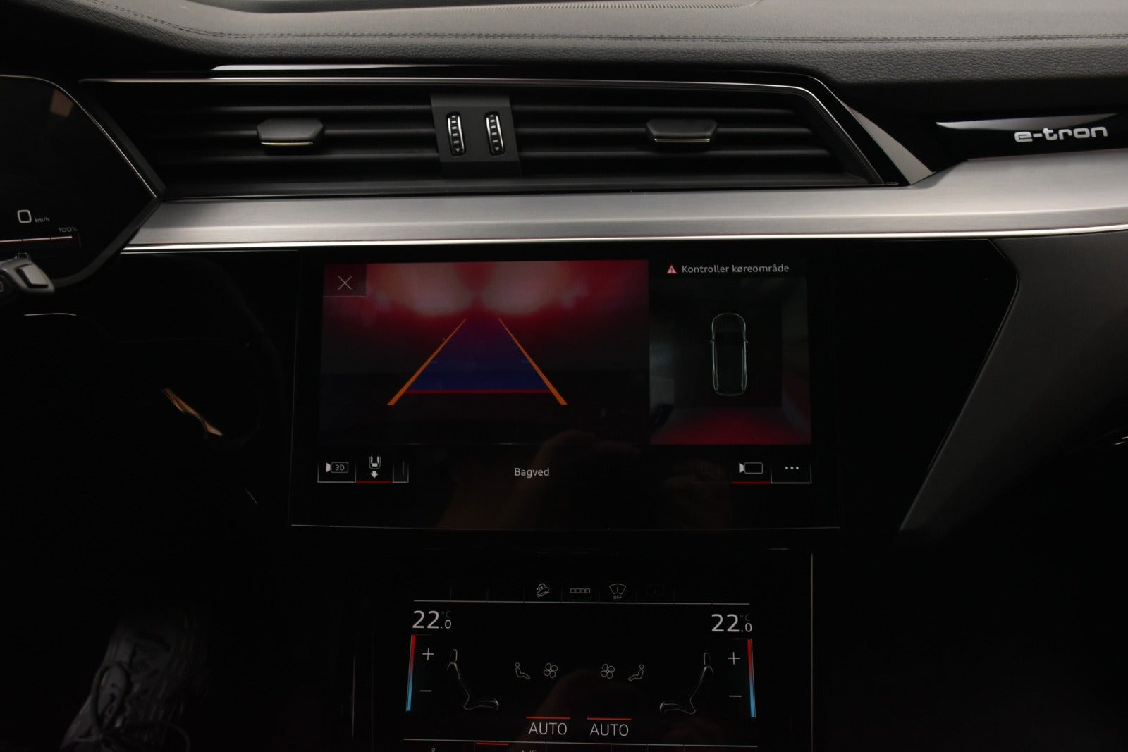 Sort Audi e-tron S fra 2021