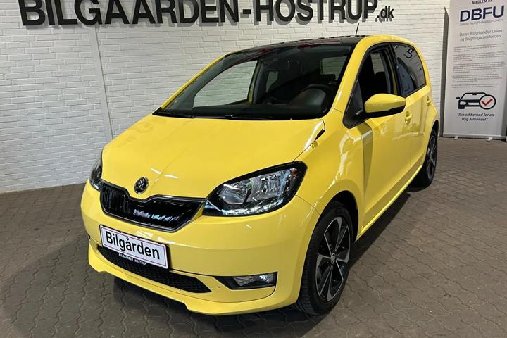 Gul Skoda Citigo-e fra 2020