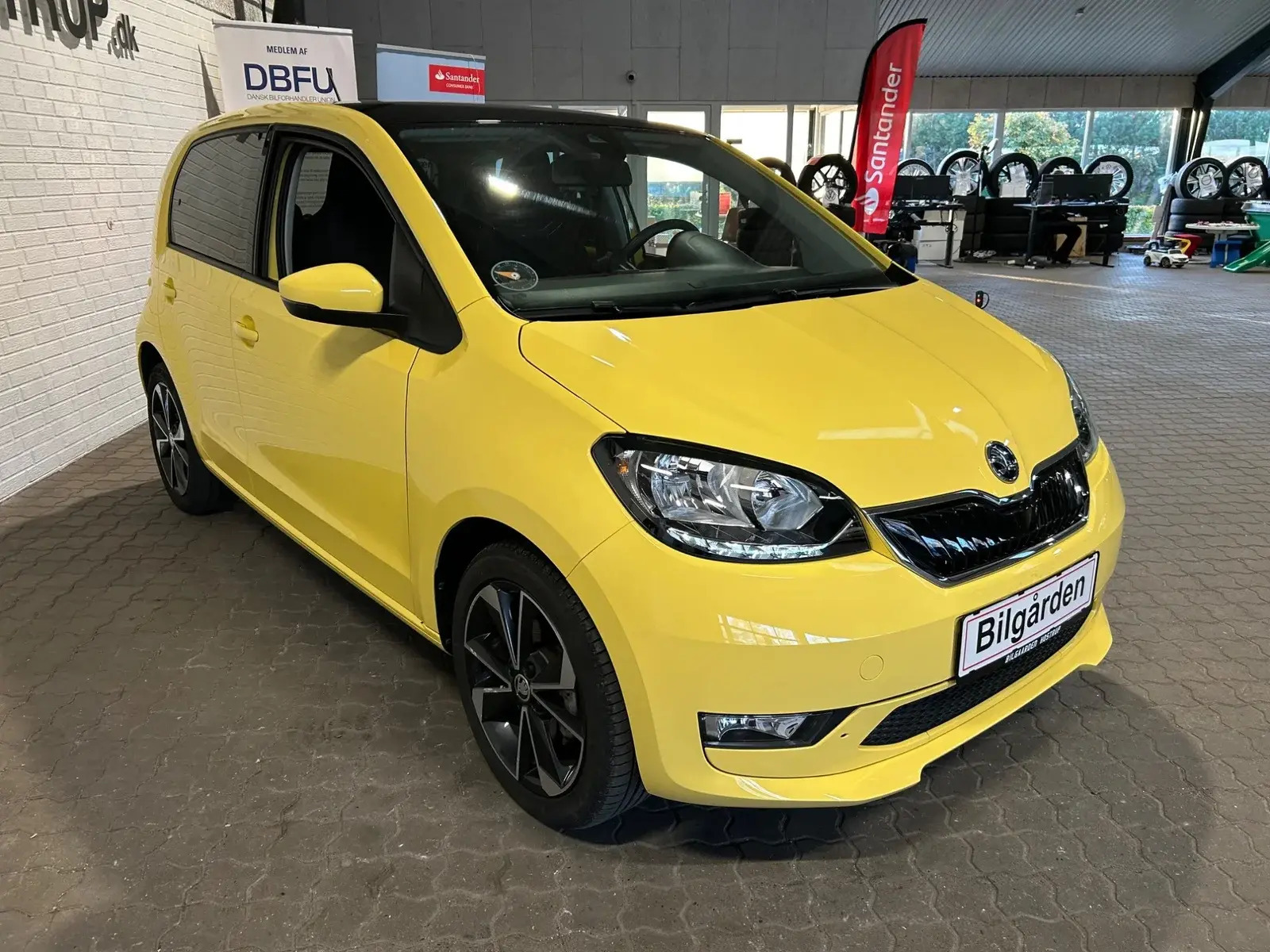 Gul Skoda Citigo-e fra 2020