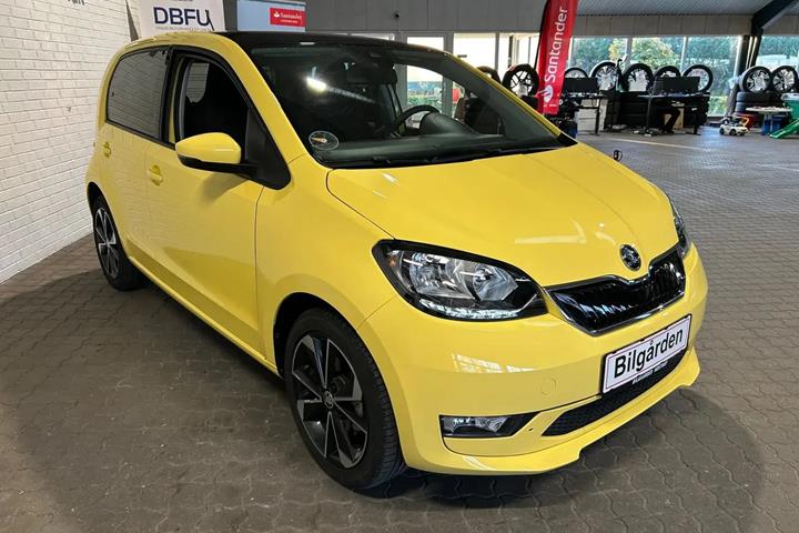 Gul Skoda Citigo-e fra 2020