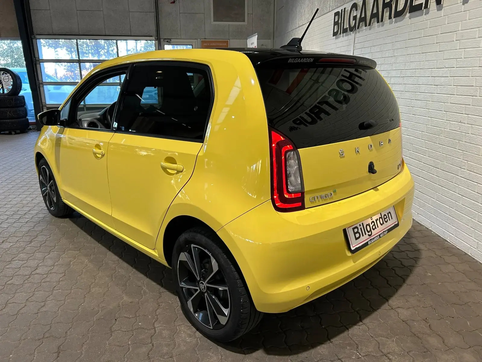 Gul Skoda Citigo-e fra 2020