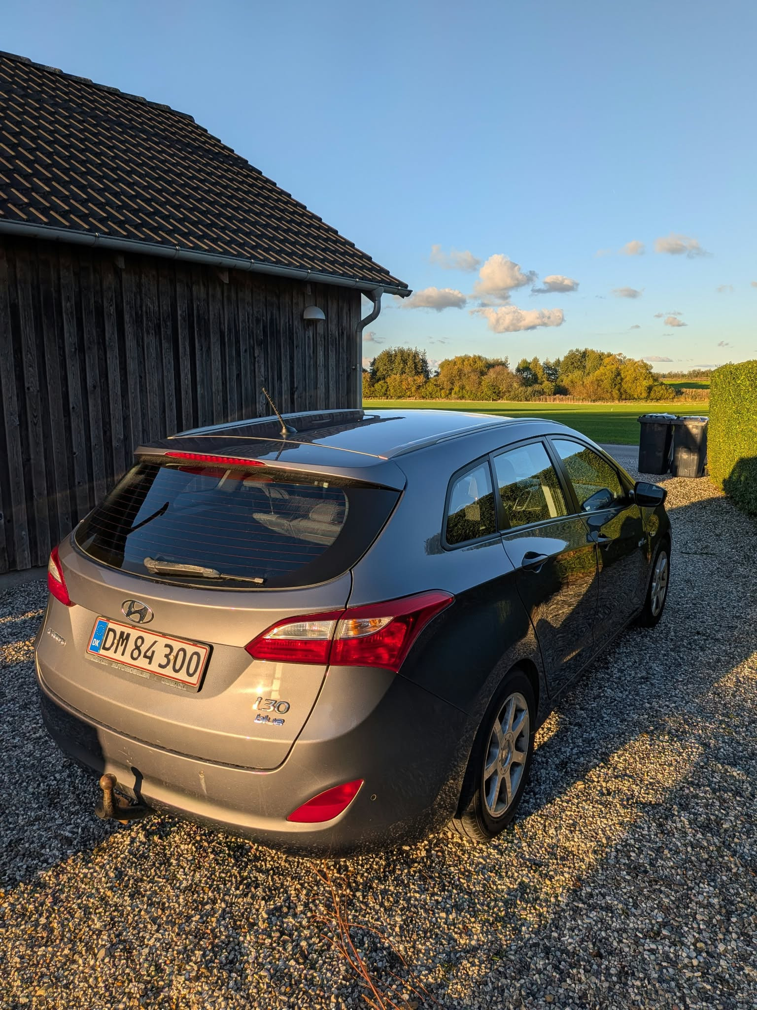 Grå Hyundai i30 fra 2014