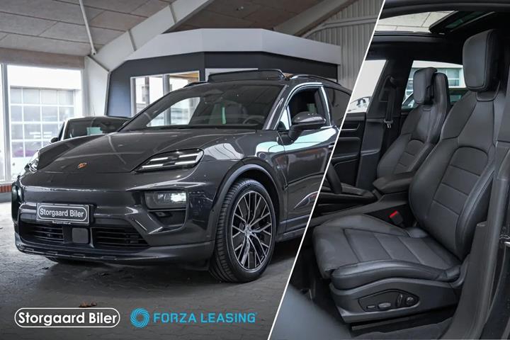 Grå Porsche Macan 4 fra 2025