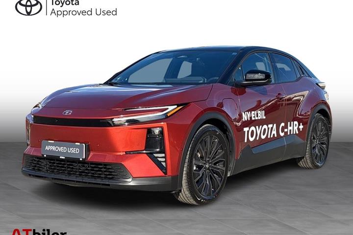 Blå Toyota C-HR+ fra 2026
