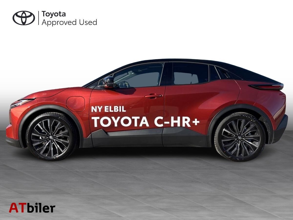 Blå Toyota C-HR+ fra 2026