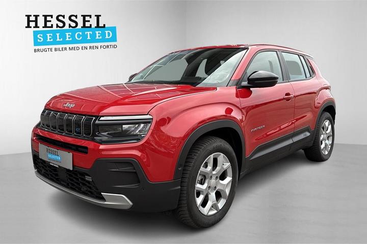 Rød Jeep Avenger fra 2023