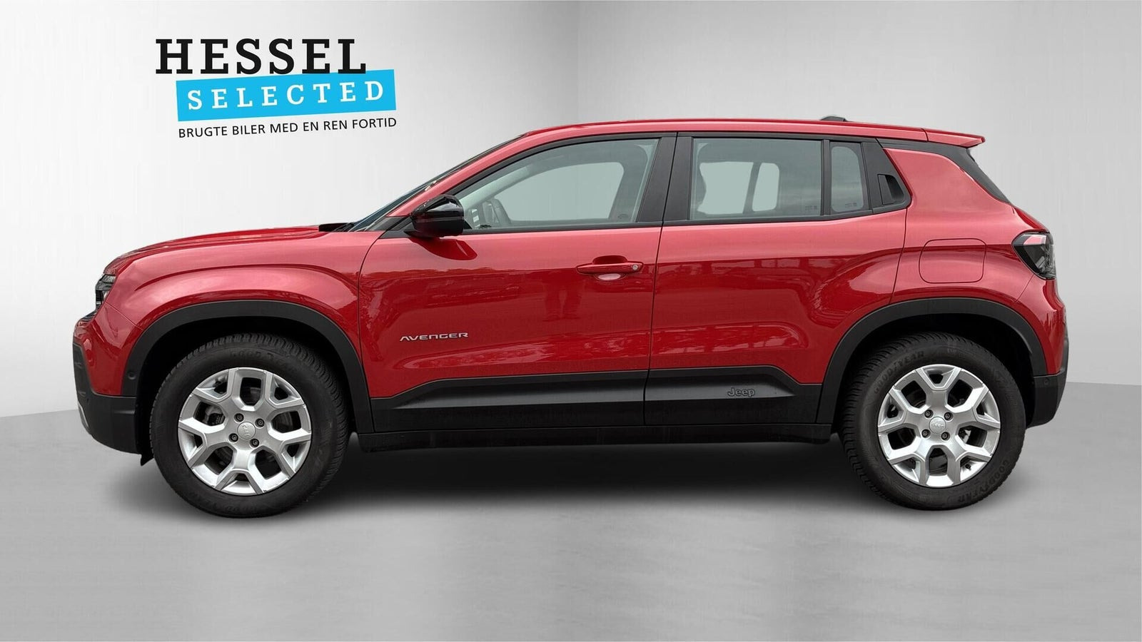 Rød Jeep Avenger fra 2023