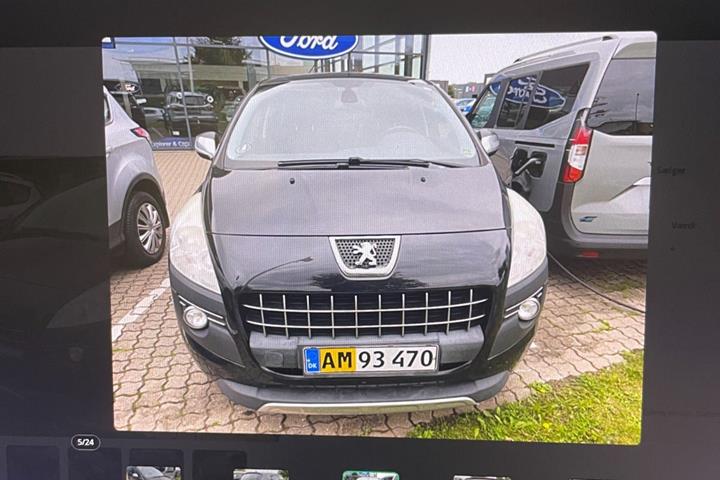 Sort Peugeot 3008 fra 2012