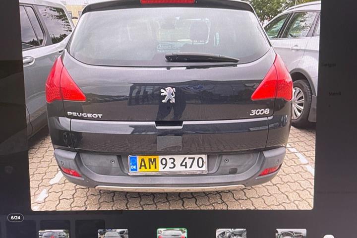 Sort Peugeot 3008 fra 2012