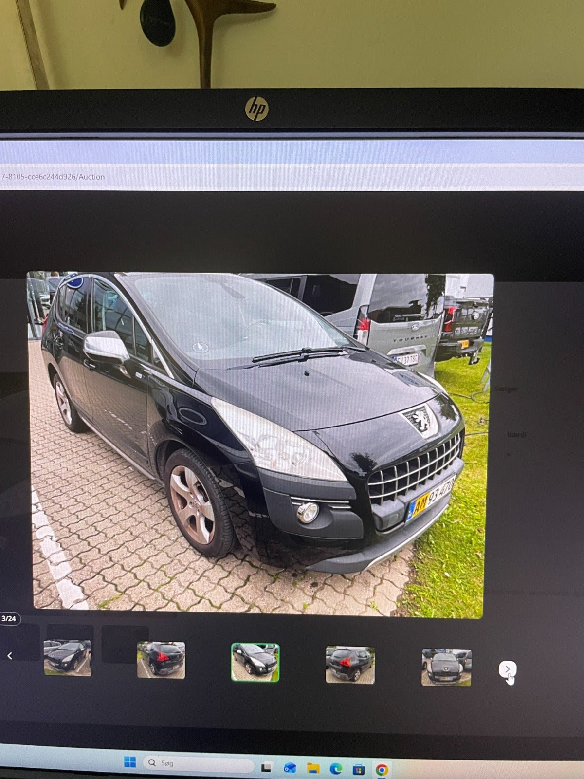 Sort Peugeot 3008 fra 2012
