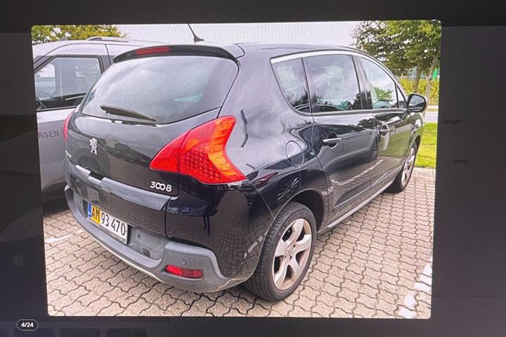 Sort Peugeot 3008 fra 2012
