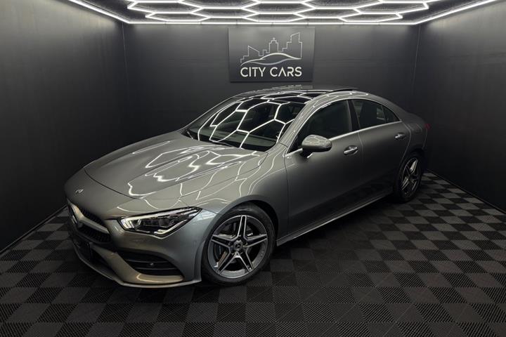 Grå Mercedes CLA220 d fra 2020